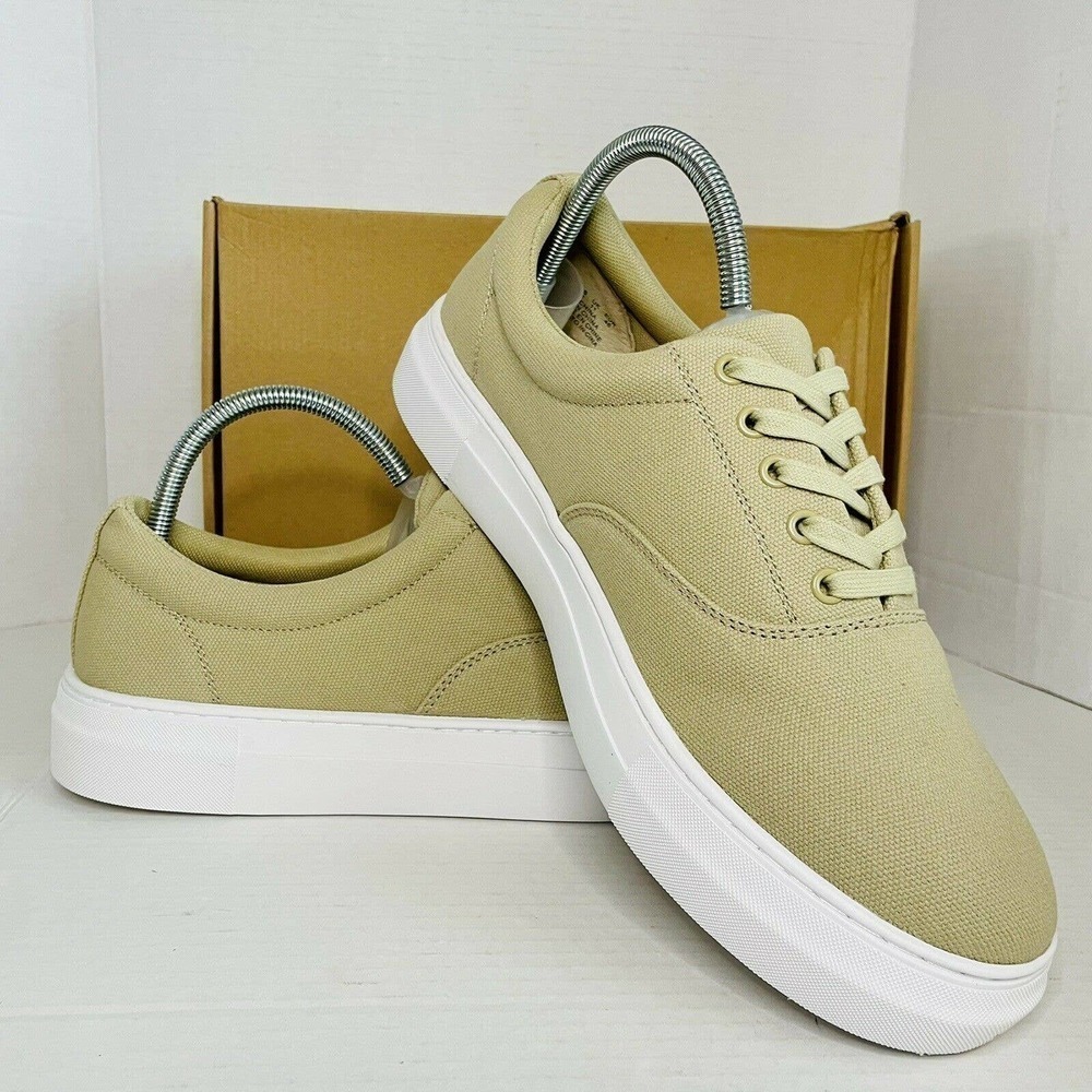 206 Collective Men's Mark Chino Lace Up Tan Color New Sneakers.